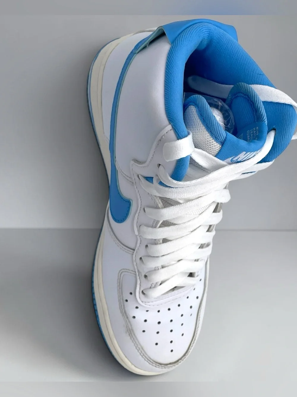 Nike Air Force 1 Mid White Blue Sneakers Women’s Size 6.5